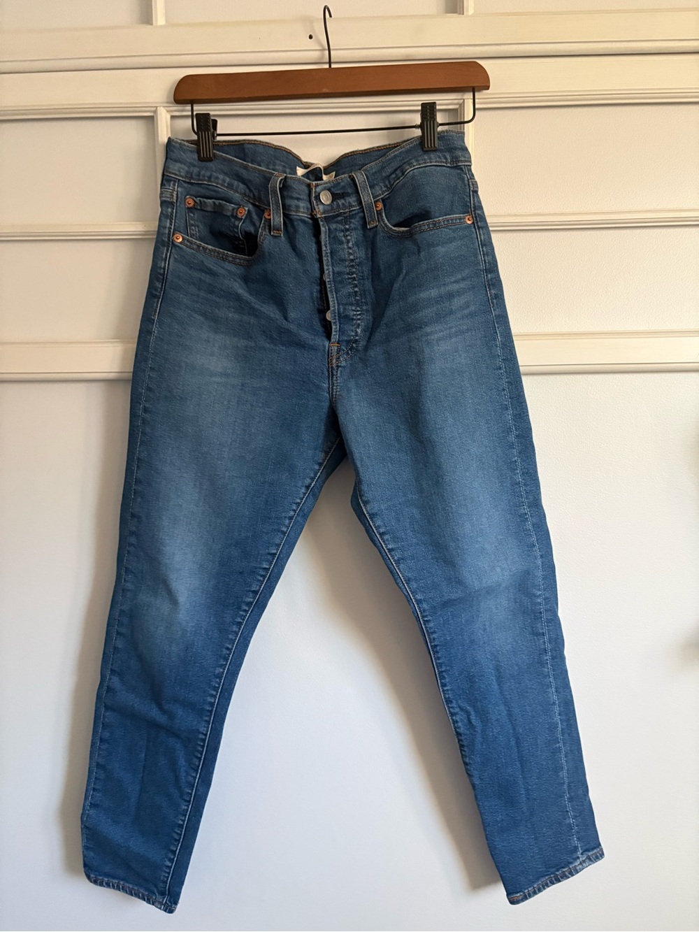 Levi's Wedgie skinny High-Rise Blue Women’s Jeans